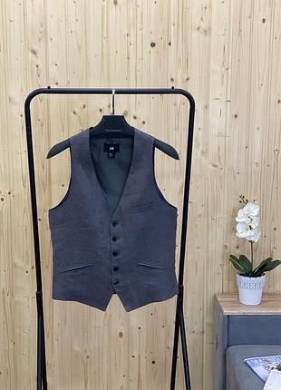 🖤Жилет льняной мужской h&amp;m🖤