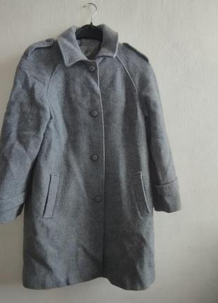 Шерстяное пальто/жакет littlewoods (100% pure new wool), размер 16 (l/xl)