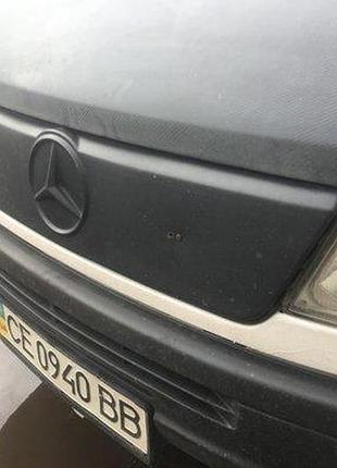 Зимняя решетка/накладка на решетку/ защита mercedes sprinter 00-02 (спринтер). пластик, fly