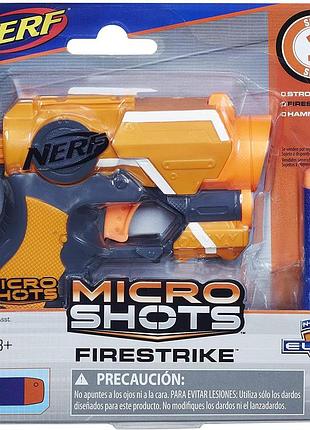Бластер нерф nerf microshots n-strike elite firestrike 2