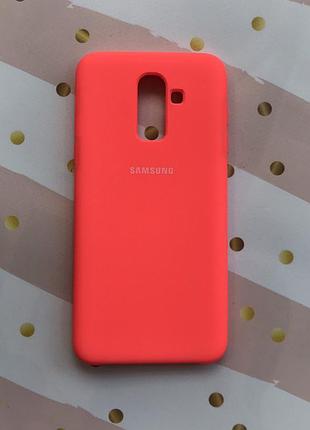 Оригінальний силіконовий чохол для samsung galaxy j8 (2018