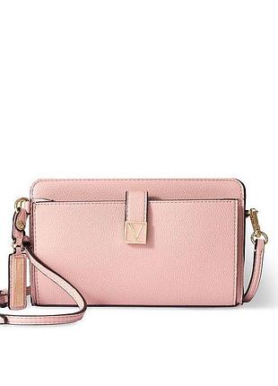 Сумка кросс-боди розовая victoria's secret the victoria convertible crossbody