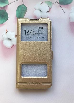 Чохол-книжка momax для huawei y5 2019 / honor 8s золотий