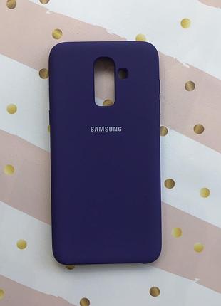 Оригінальний силіконовий чохол для samsung galaxy j8 (2018