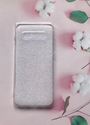 Ультратонкий прозрачный силиконовый чехол для samsung galaxy s10 plus