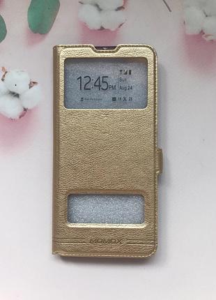 Чехол-книжка momax для samsung galaxy a60 2019 a606 золотой
