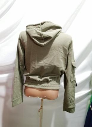 7.04 распродаж худи укороченный на флисе 3