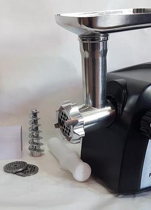 Электрическая мясорубка соковыжималка promotec pm-1055