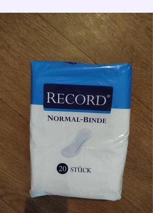Женские прокладки record normal-binde 20 шт