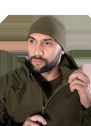 Шапка флісова beanie 3.0 himatec 100 олива (s, м, l)