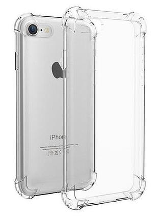 Ультратонкий прозрачный силиконовый чехол с утолщёнными углами для iphone 6 6s