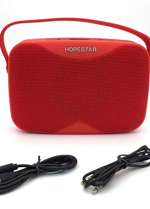 Колонка bluetooth hopestar h35 красная
