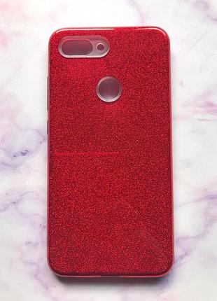 Силиконовый чехол shine silicone case для xiaomi мі 8 lite red