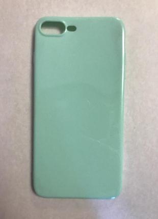 Силиконовый глянцевый чехол apple silicone case для iphone 7 plus / iphone 8 plus