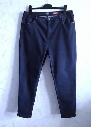 Стрейчевые зауженные джинсы, 56-58-60, stocker by nizza