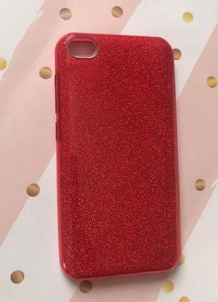 Силиконовый чехол shine silicone case для xiaomi redmi go красный
