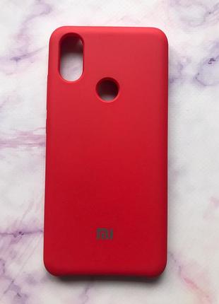 Силиконовый чехол silicone case для xiaomi redmi 6х / а2 красный