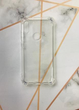 Ультратонкий прозрачный силиконовый чехол с утолщёнными углами для xiaomi redmi play прозрачный
