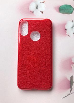 Силиконовый чехол shine silicone case для huawei y6 2019 красный