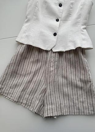 Лляні шорти h&m, 100% льон