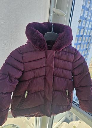 Куртка утеплена blukids bordo baby 🍂 демісезонна (підійде на холодну осінь / теплу зиму). стан: ідеальний розмір: 110 (4–5 років) ціна: 900