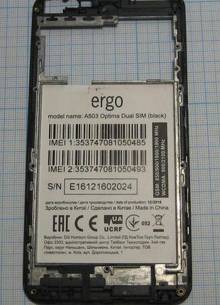 Ergo a503 рамка дисплея б/в.