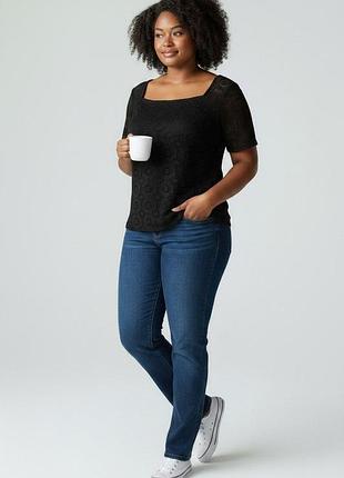 Блуза мереживна dorothy perkins чорна, нарядна, короткий рукав, розмір 44–46