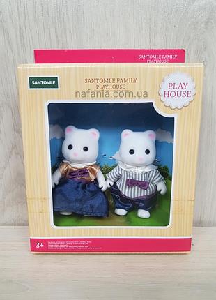 Игровой набор белые котики флок 8