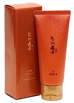 Очищающая пена для умывания sooryehan bon cleansing foam