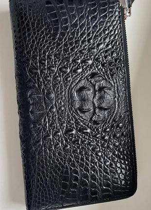 Пармоне кошелек гаманець кожа кожаный крокодил шкіра crocodile leather из натуральной кожи крокодила