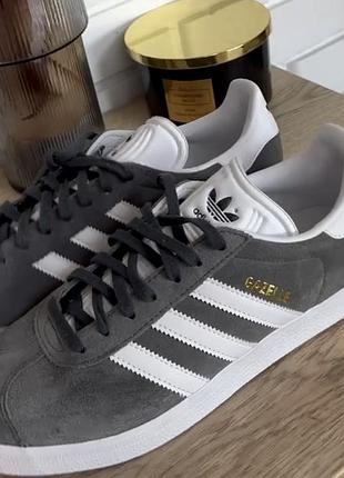 Кросівки сірі adidas gazelle (оригінал)