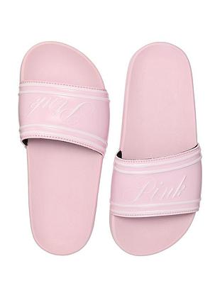 Шлепанцы victoria's secret pink тапочки victoria's secret pink слайды victoria’s secret pink
