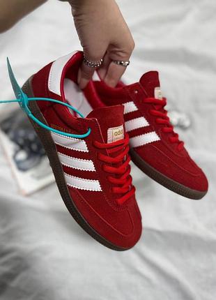 Кроссовки adidas special handball red white артикул 0781