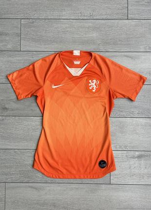Женская футбольная спортивная футболка голландии голландия найк netherlands holland nike football soccer jersey xs хс размер оригинал
