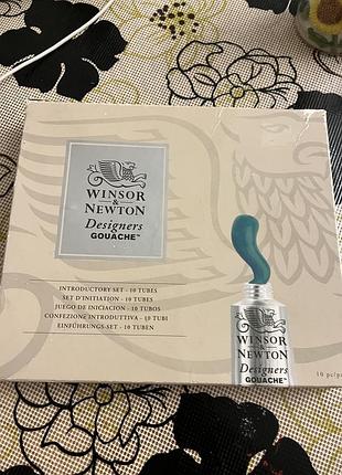 Набір гуашевих фарб winsor&newton designers gouache introductory set, 10 кольорів по 14 мл