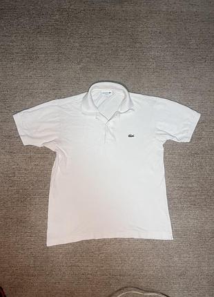 Біле поло lacoste m