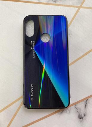 Захисний глянцевий чохол gradient для xiaomi redmi 6 pro / a2 lite синій