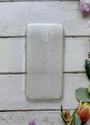 Ультратонкий прозорий силіконовий чохол для samsung galaxy j4 (2018) білий