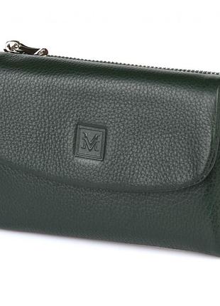 Женский кожаный кошелек vermari 3907-1806 green