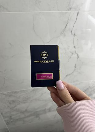 Montale roses musk  парфумована вода 2 ml, монталь роза оригінал