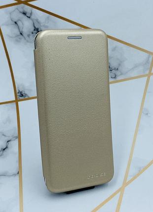 Чехол-книжка на samsung galaxy s9 золотой