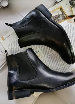 Класичні черевики челсі buffalo london /німеччина/ з натуральної шкіри