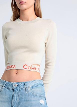 Жіноча оригінальна кофта кофтинка calvin klein jeans светрик джемпер топ розмір l
