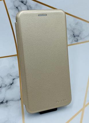 Чехол-книжка на huawei p smart 2019 золотой