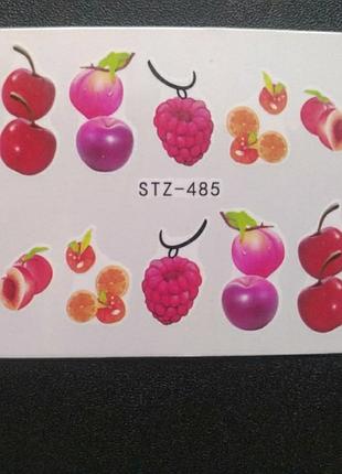 Наклейка на ногти, наклейка для ногтей, ногтевой дизайн stz-485