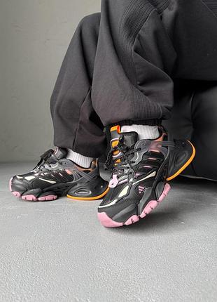 Женские кроссовки adidas vento xlg deluxe black/orange/purple