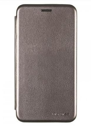 Чехол-книжка на huawei y7 2018 / y7 prime 2018 серый