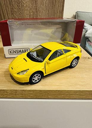 Модель металева kinsmart toyota celica жовтий