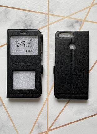 Чехол-книжка momax для huawei honor 7a pro черный