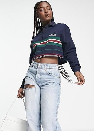 Лонгслів поло pull&bear 3